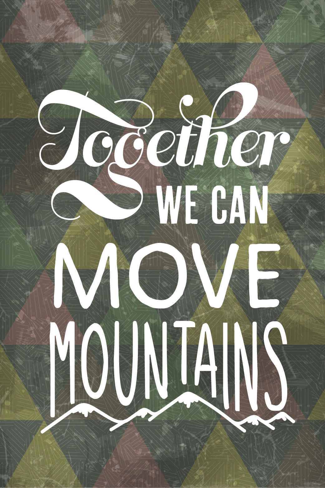 Together We Can Move Mountain ecard