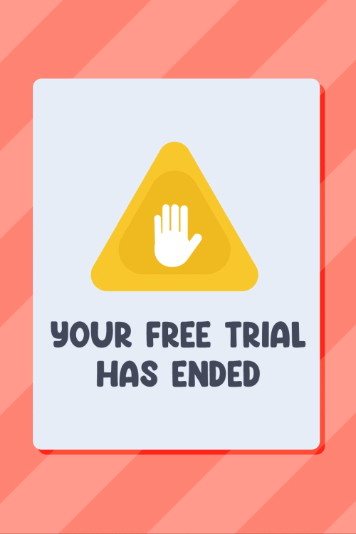 Free Trial Has Ended ecard