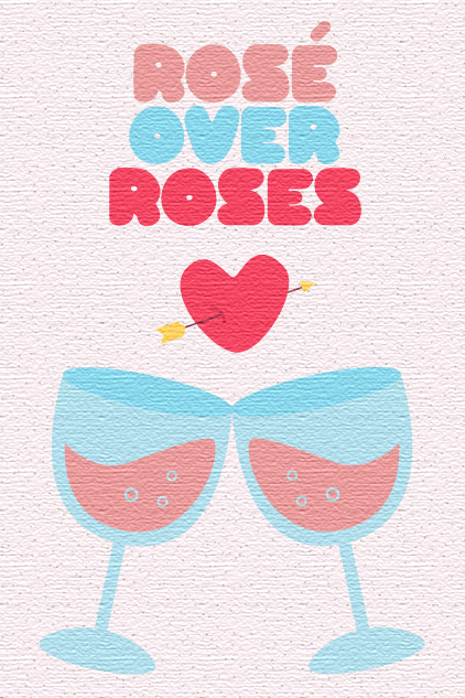 Rose Over Roses ecard