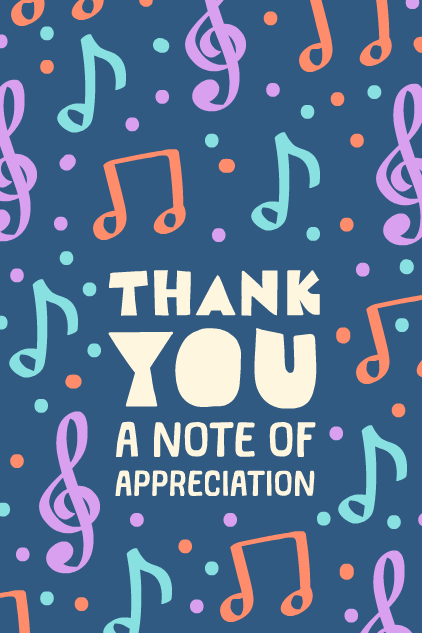 A Note Of Appreciation  ecard