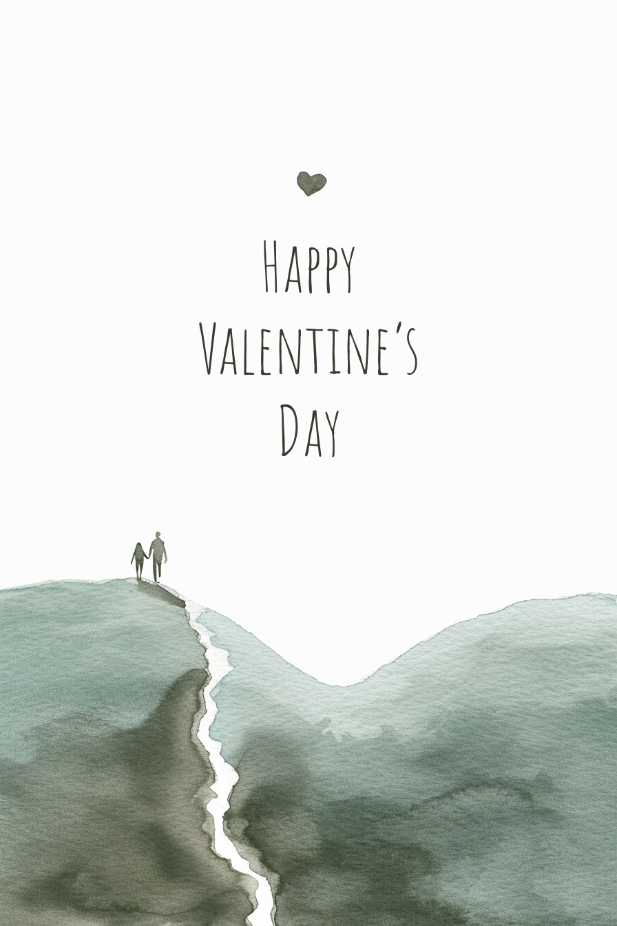 Valentines Day Hills ecard