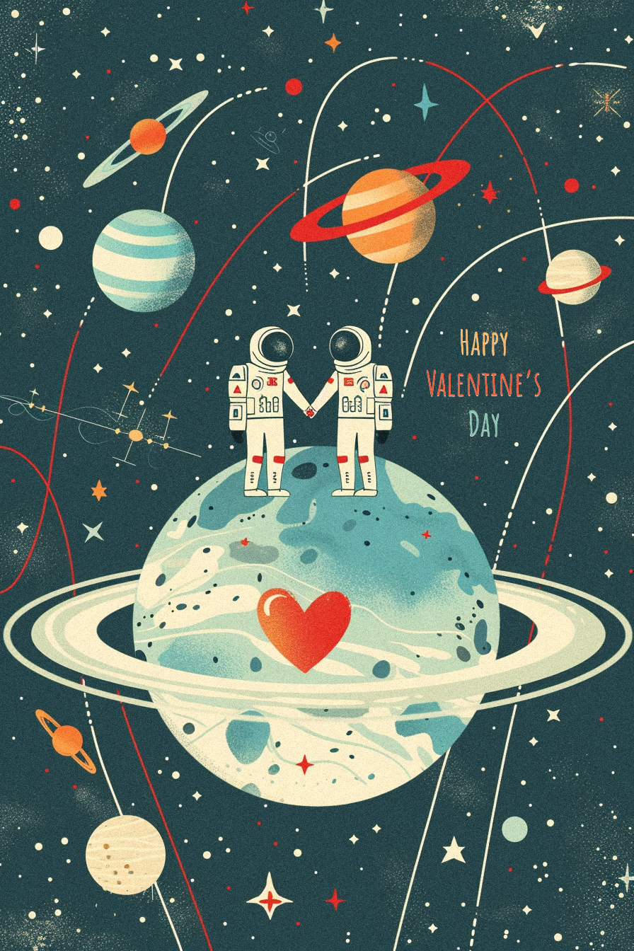 Out Of This World Valentine ecard