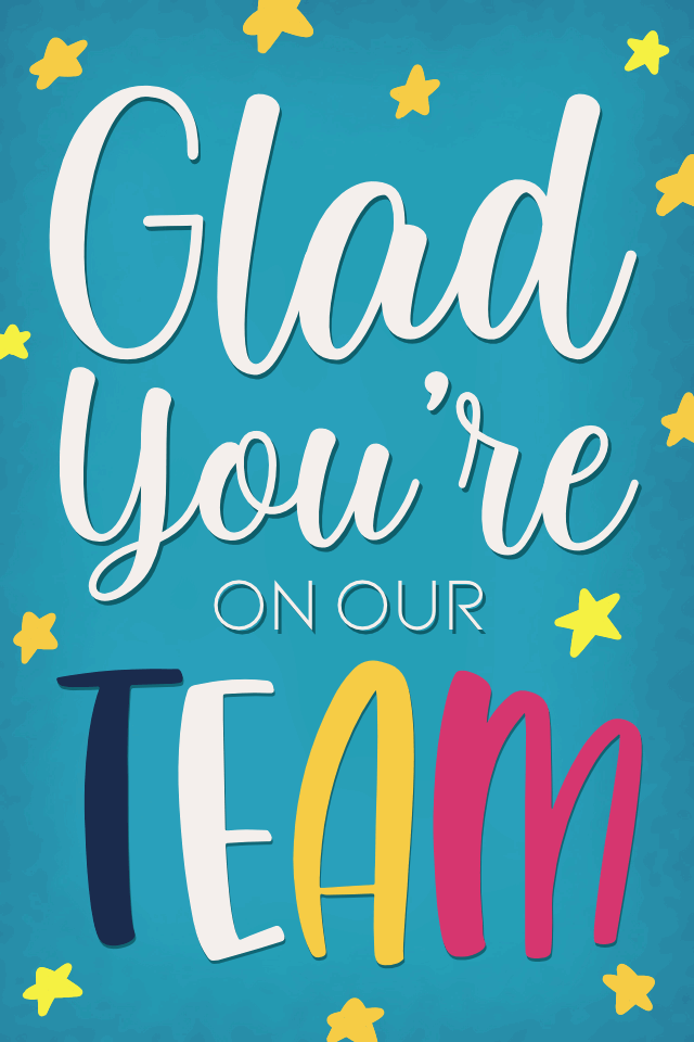 Glad You're Part Of The Team  ecard