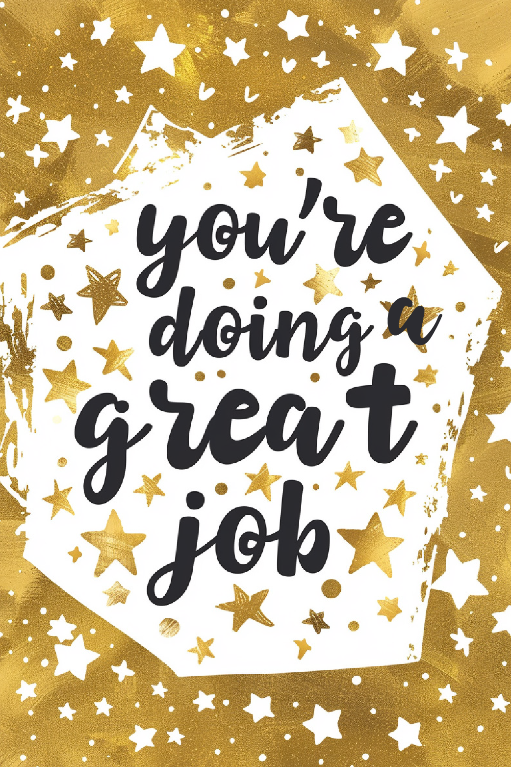 You're Doing A Great Job Stars ecard