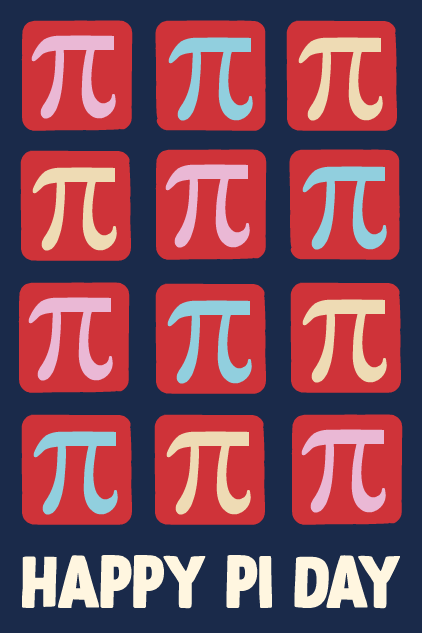 Pi Day Squares ecard
