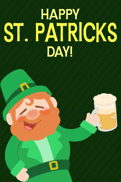 Drunk Leprechaun ecard