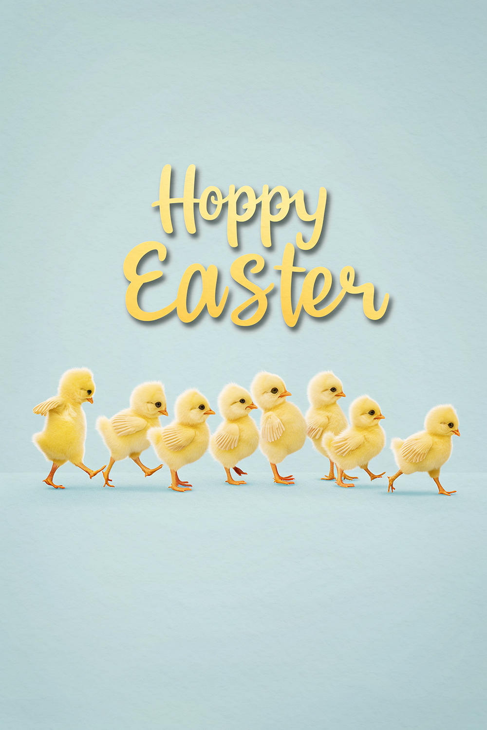 Easter Chicks ecard