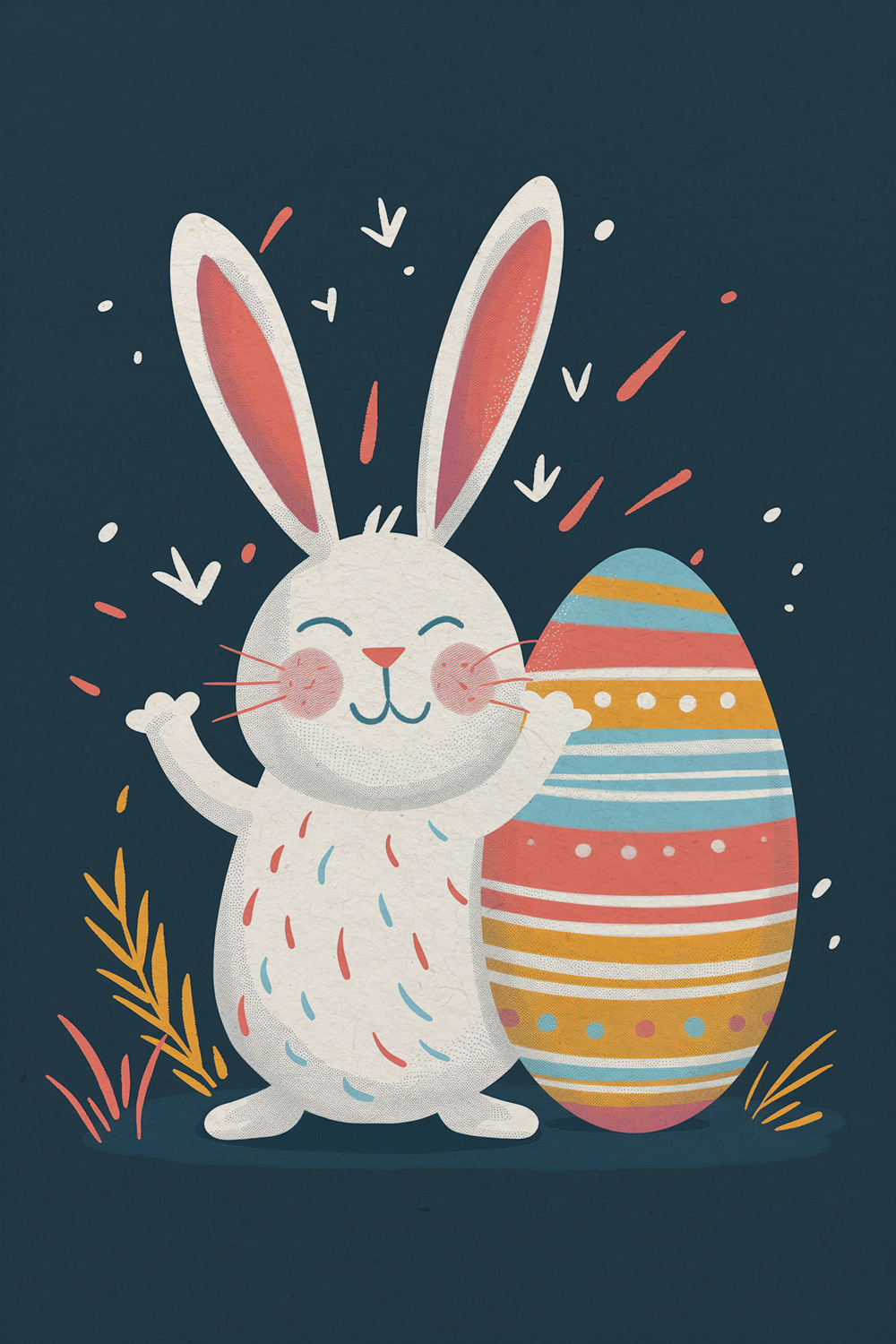 Bunny With Egg ecard