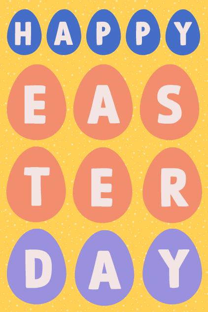 Egg Letters ecard