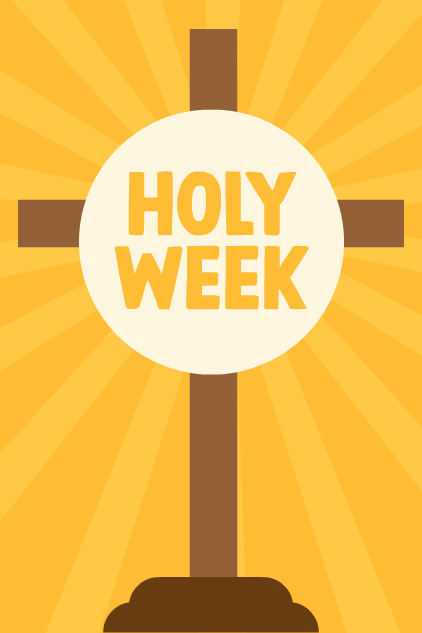 Holy Week Cross ecard