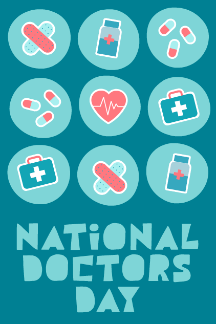 National Doctors Day Circles ecard