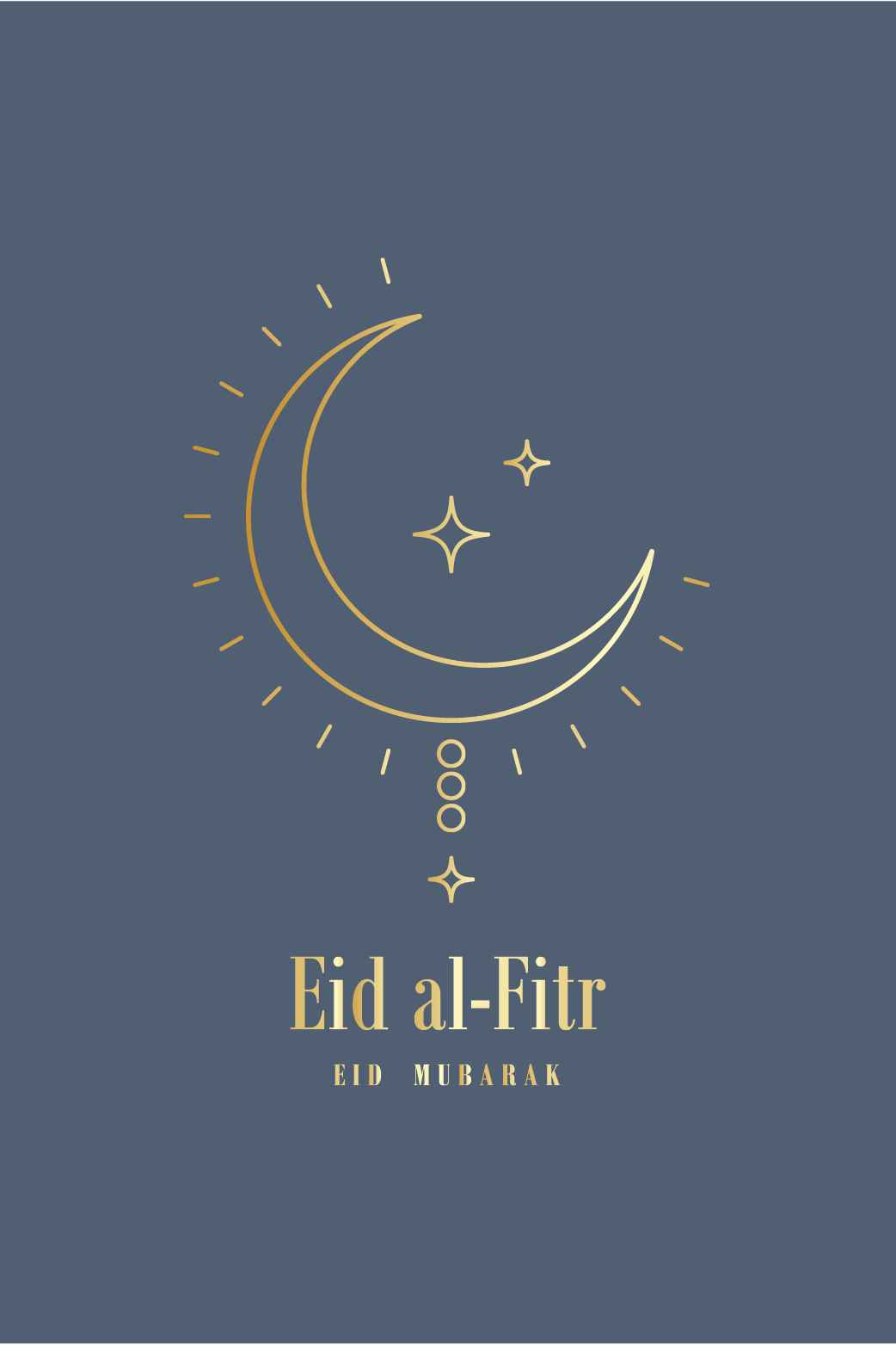 Eid al-Fitr Crescent Moon  ecard