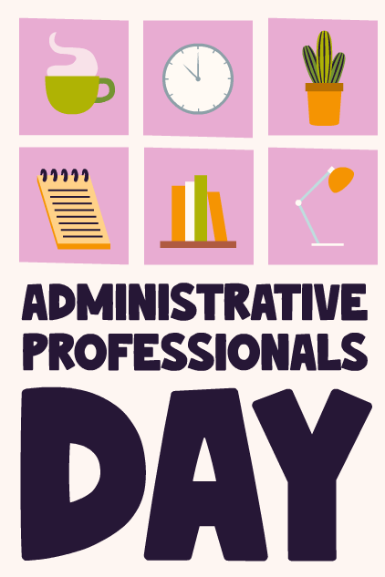 Admin Pro Day Squares ecard