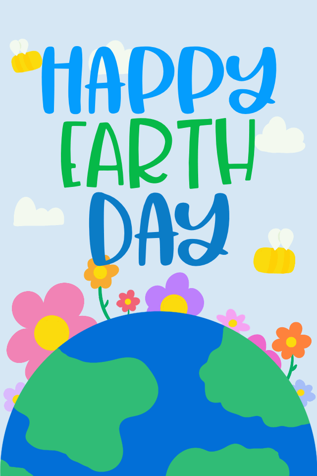 Happy Earth Day Globe ecard
