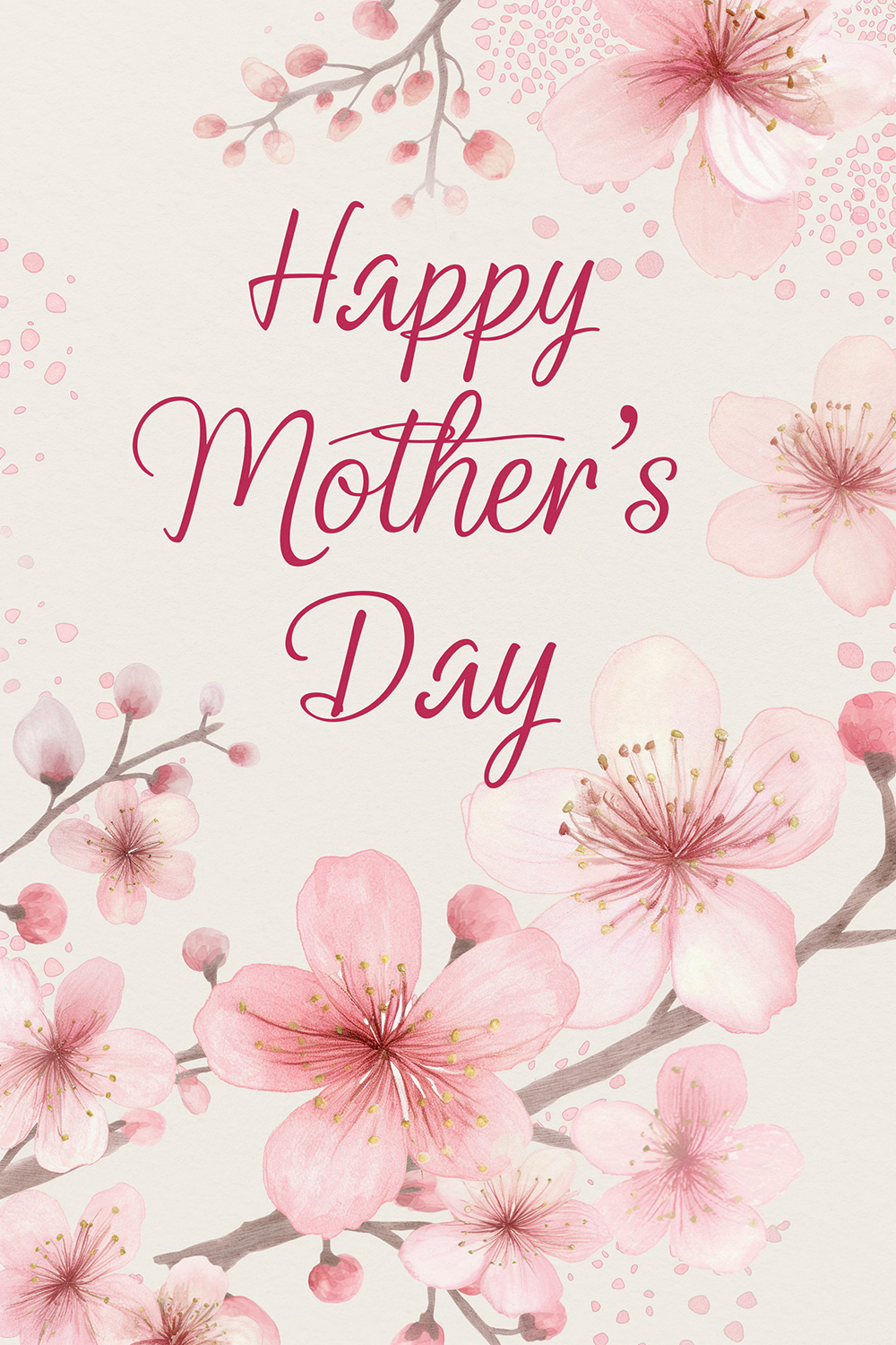 Mother's Day Cherry Blossoms  ecard