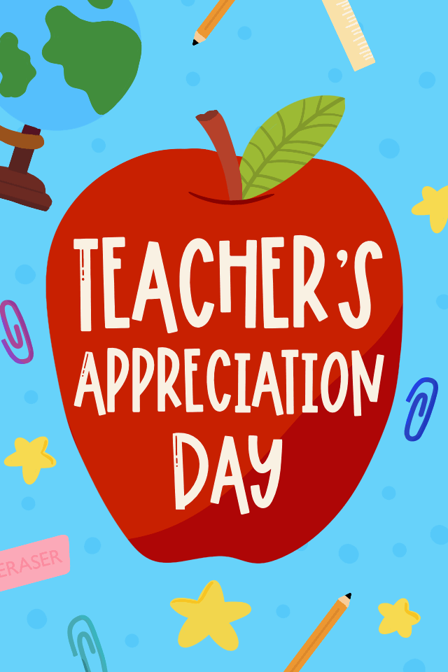 Teacher Appreciation Apple ecard