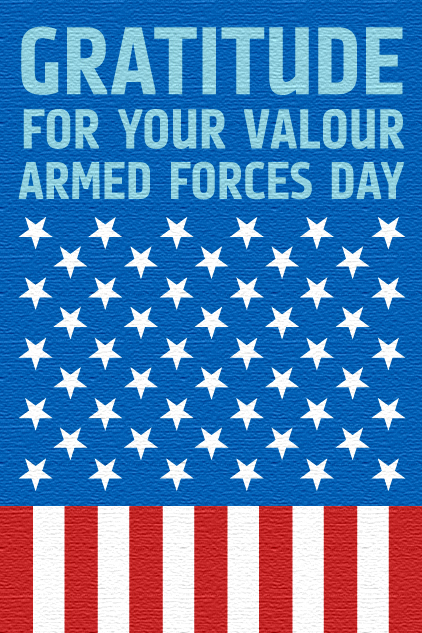 Gratitude For Your Valor  ecard