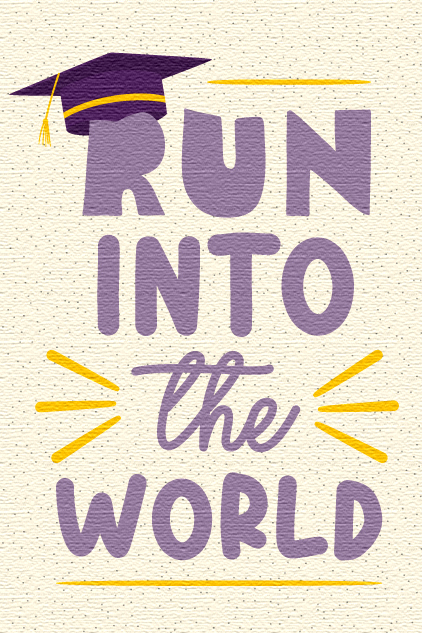 Run Into The World ecard