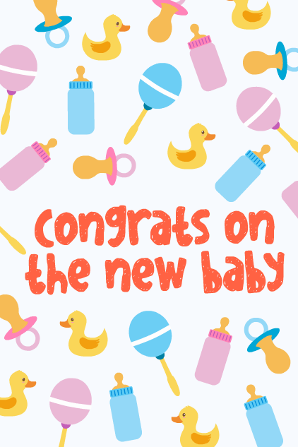 Congrats On The New Baby ecard