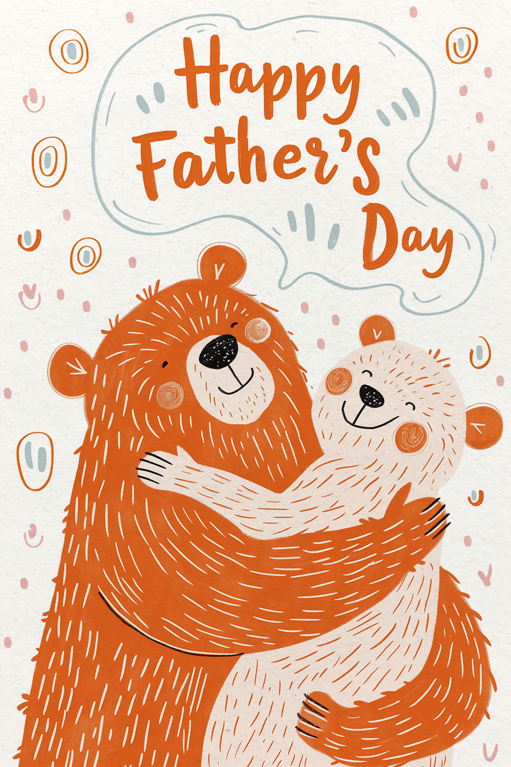 Bear Hug Father's Day ecard