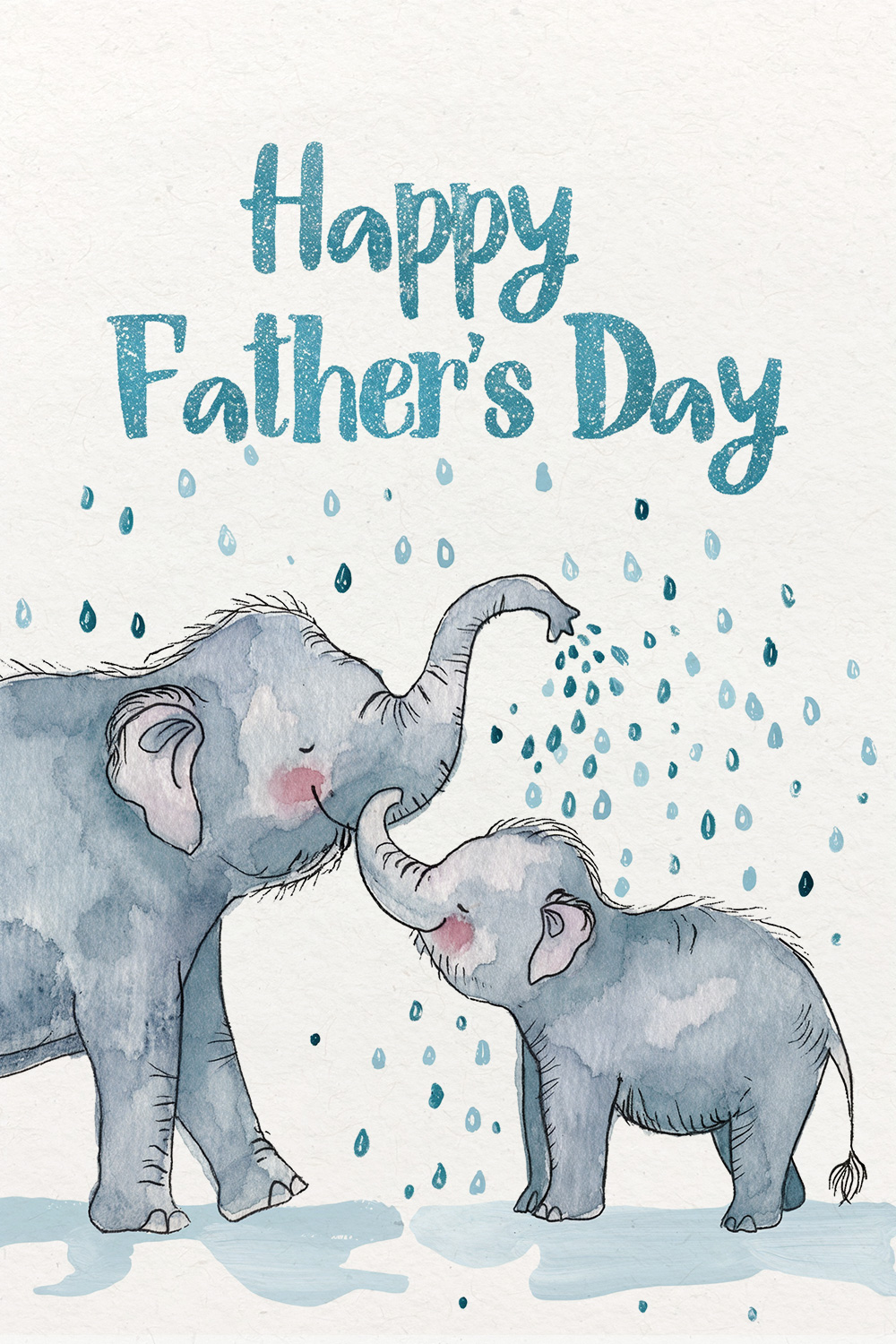 Elephant Father's Day ecard