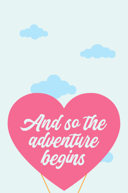 So The Adventure Begins ecard