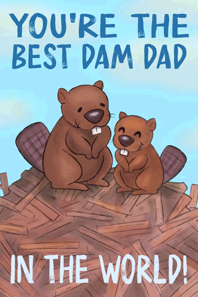 Best Dam Dad ecard