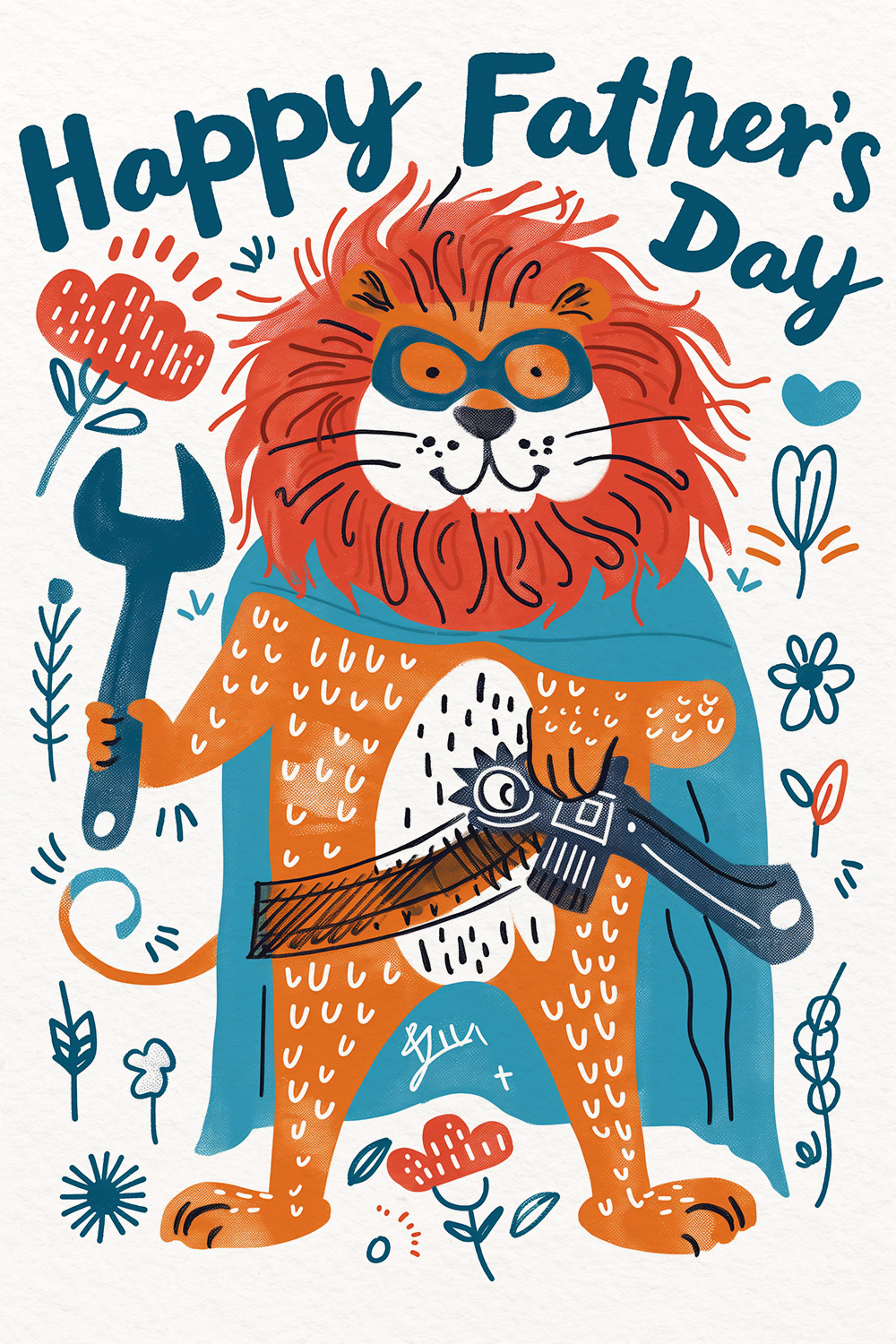 Lion Dad ecard