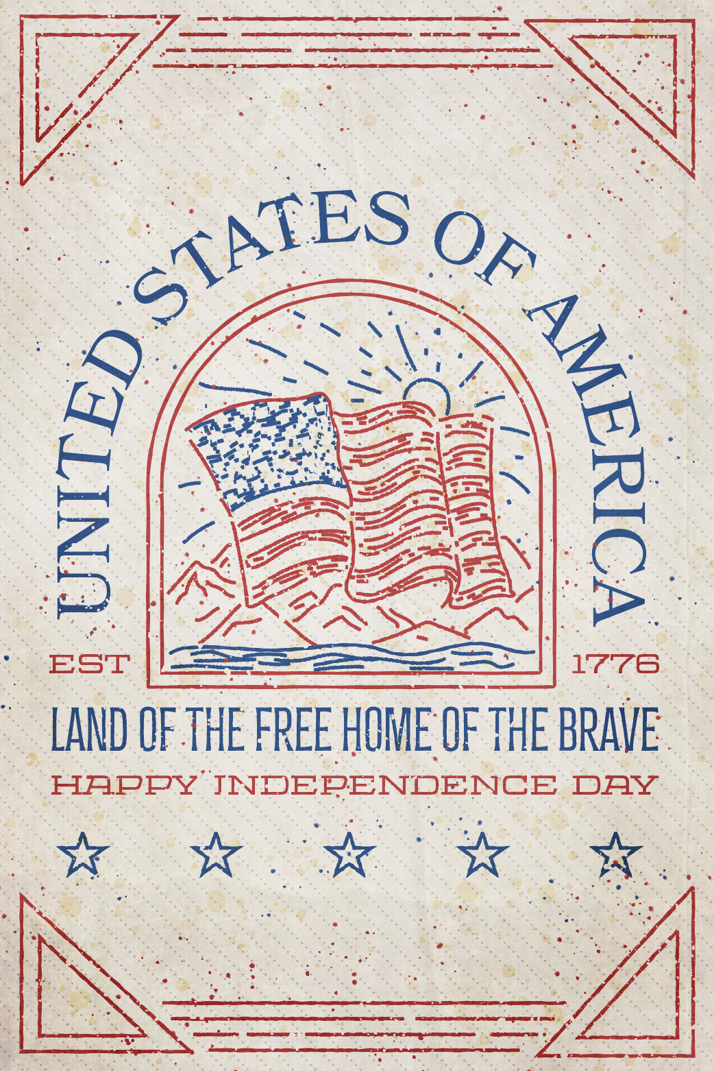 Land Of The Free Home Of The Brave ecard
