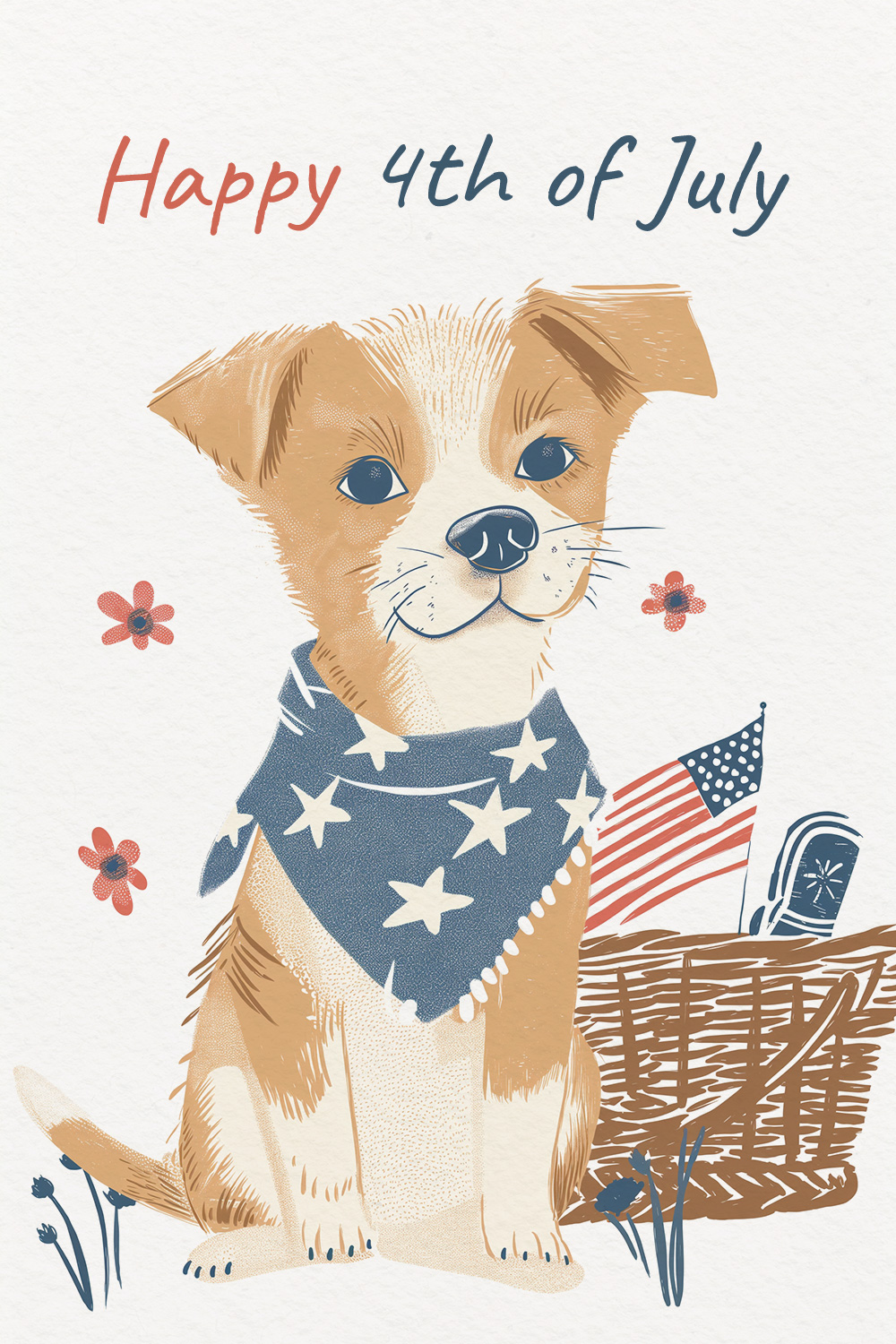 Happy 4th Puppy ecard