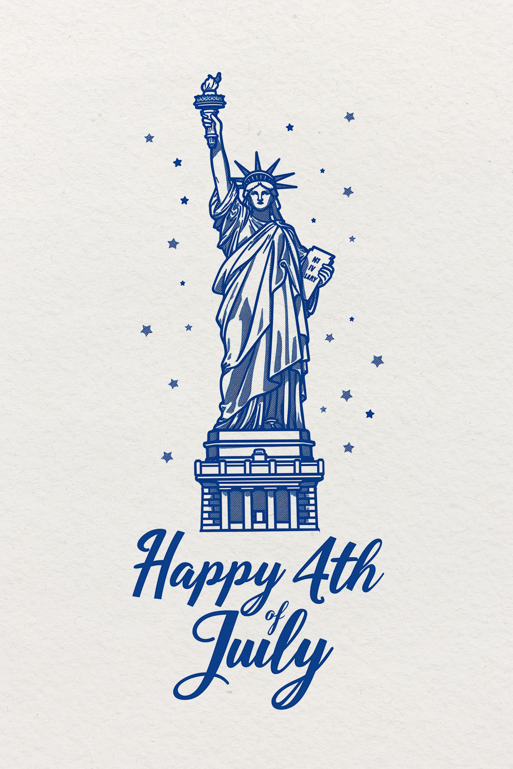 Statue Of Liberty Simple ecard