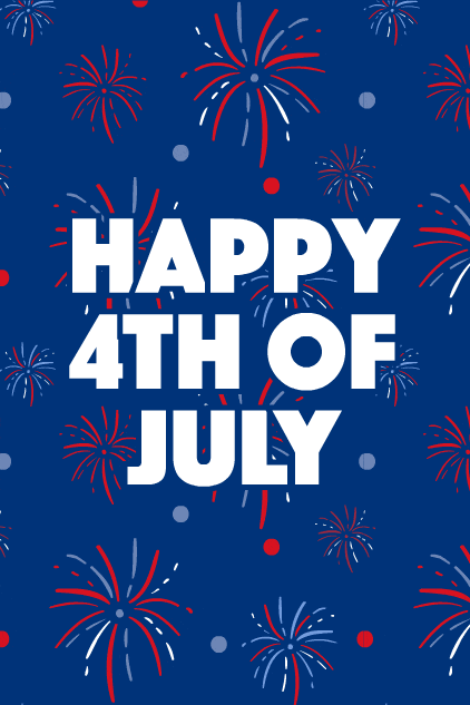 Fireworks Pattern ecard