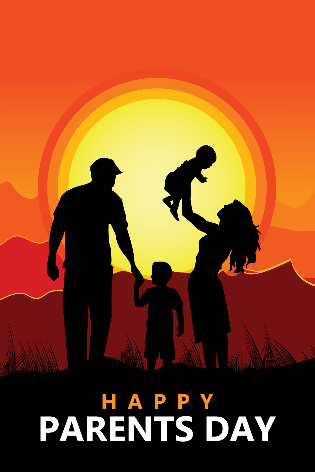 Parents Day Sunset ecard