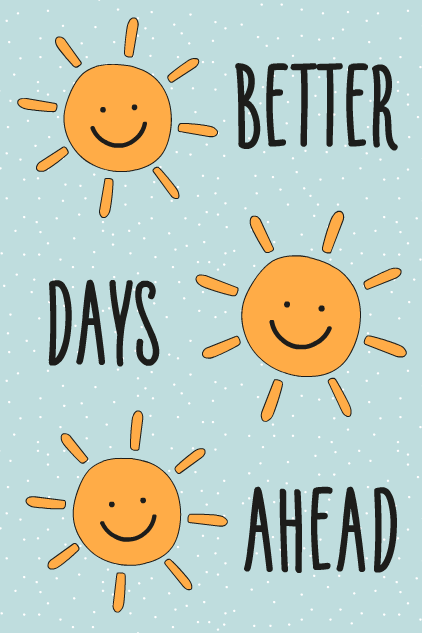 Better Days Ahead Suns ecard