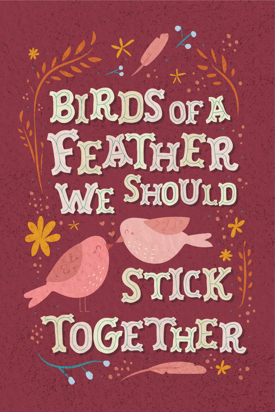 Birds Of A Feather ecard
