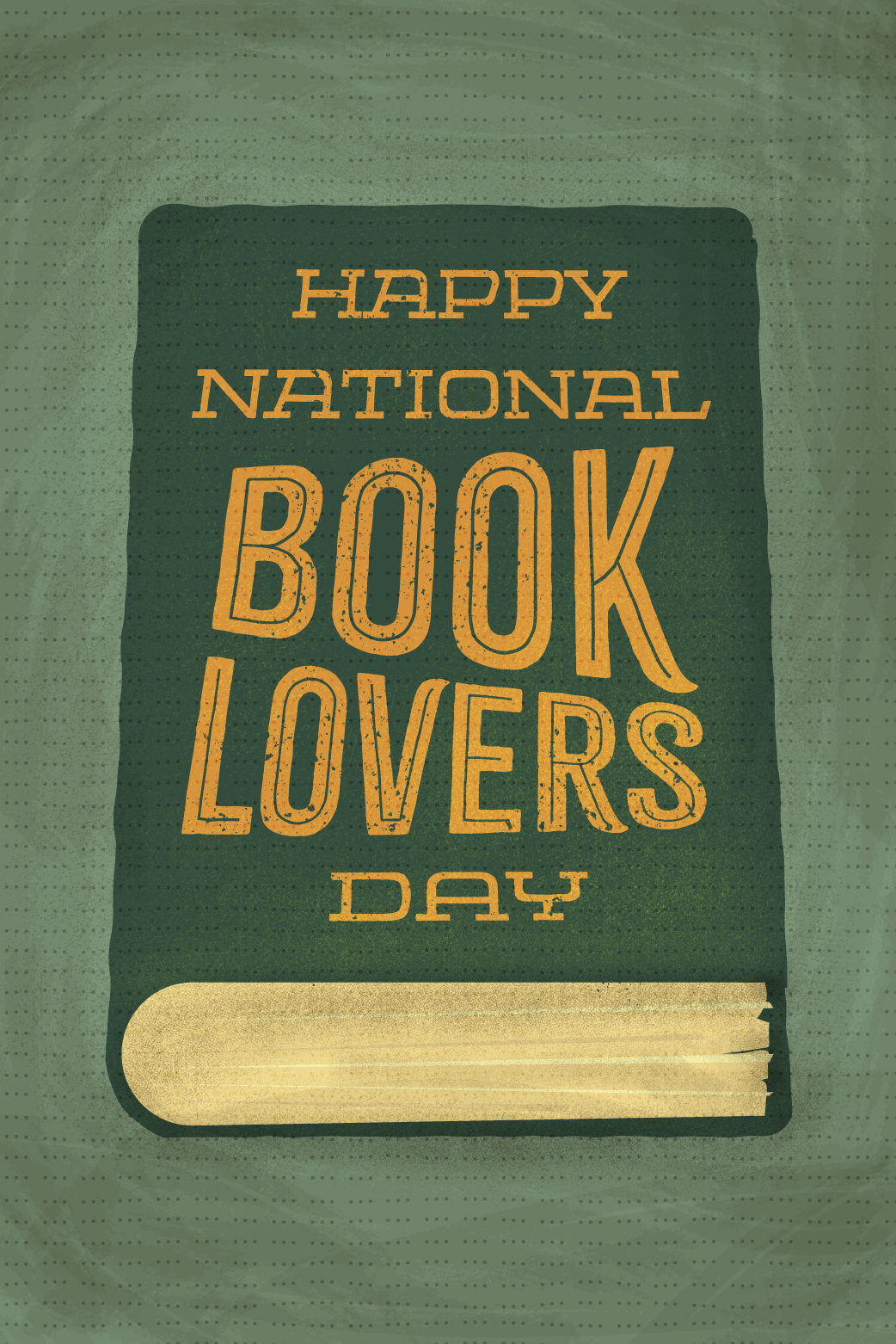 Books Lovers Day Big Book ecard