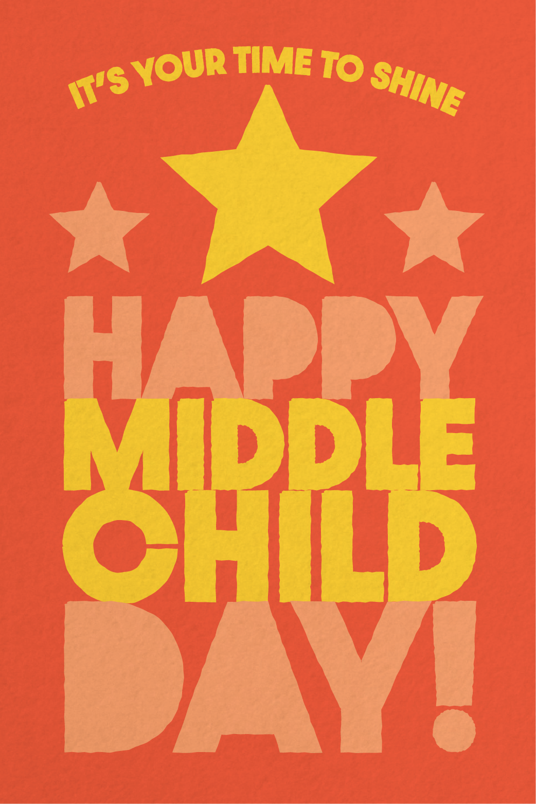 Star Middle Child ecard