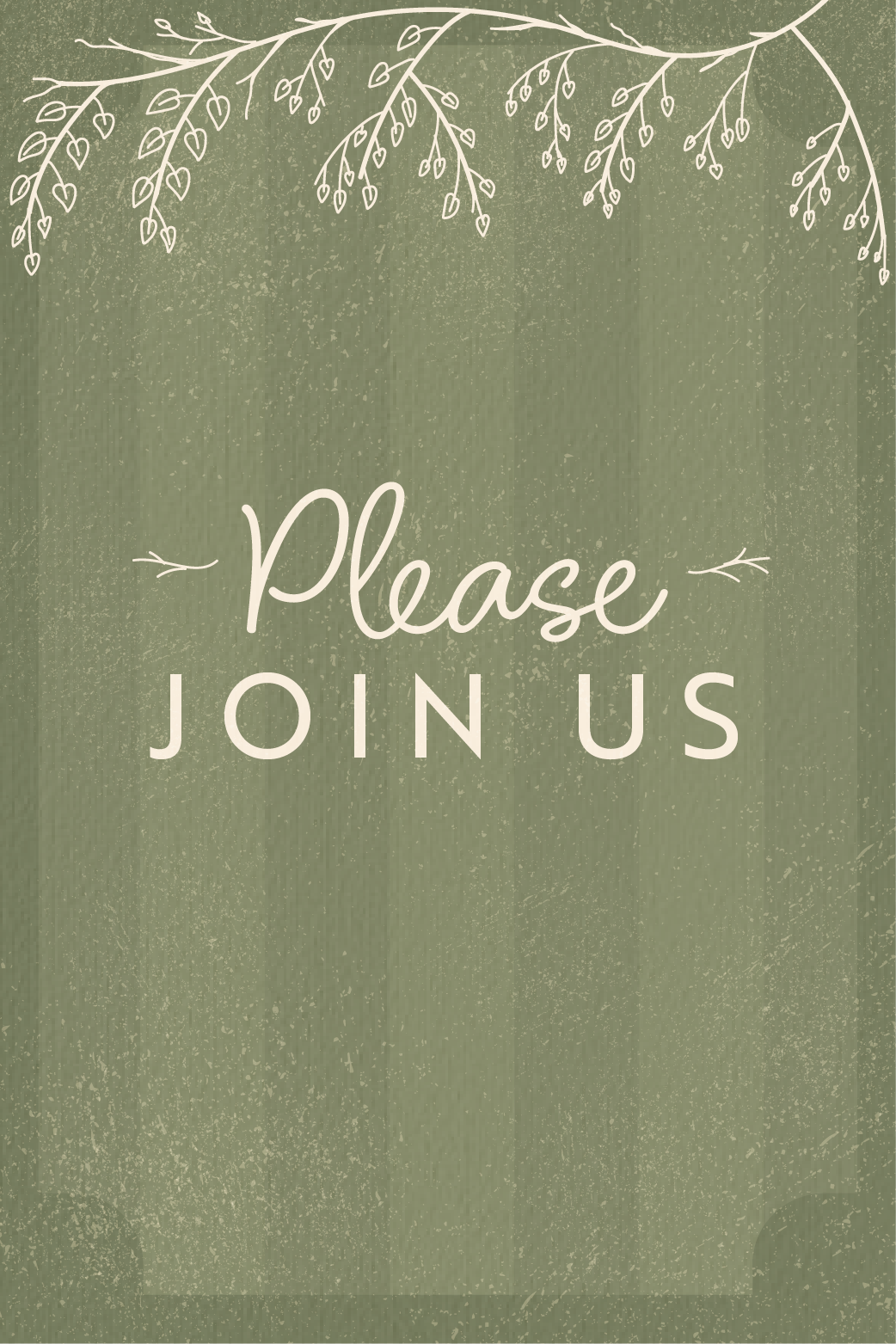 Please Join Us Twigs ecard