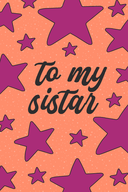 To My Sistar ecard
