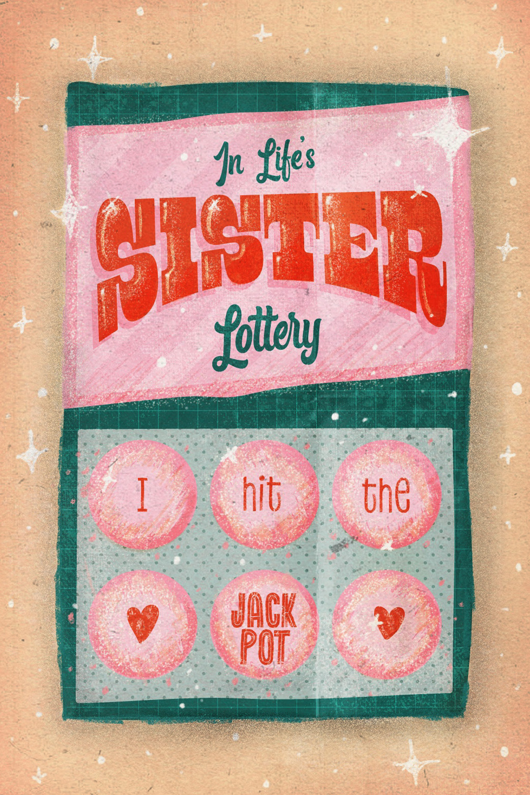 Sister Lottery ecard