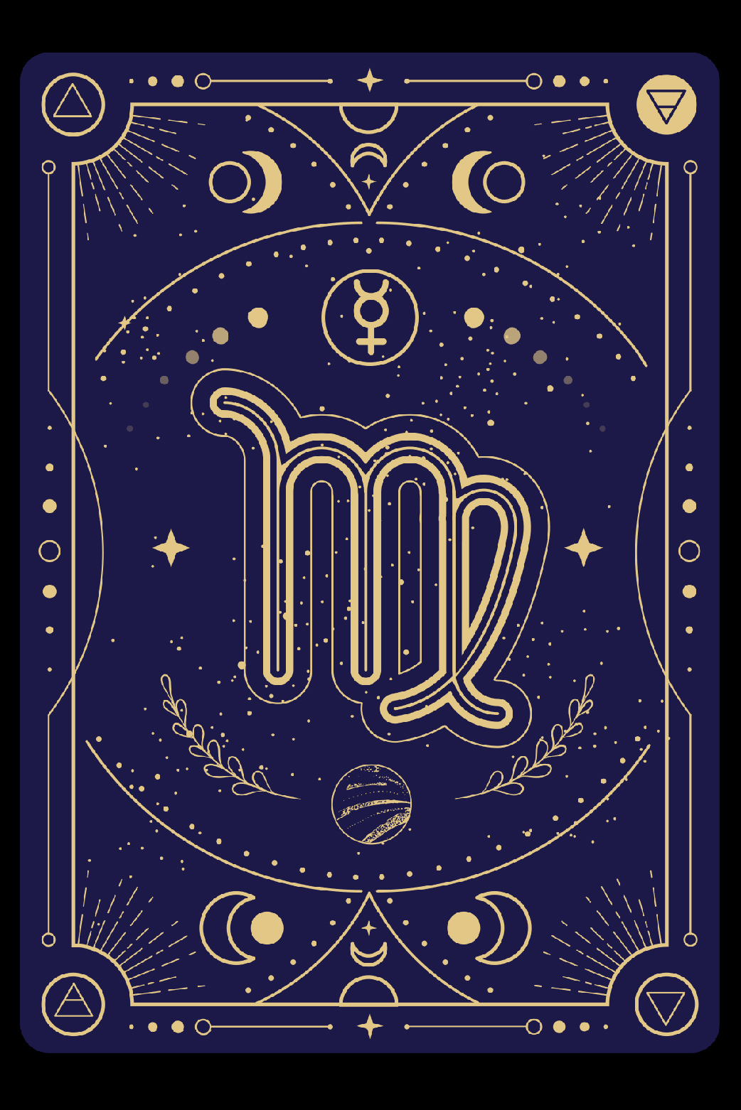 Virgo Sign ecard