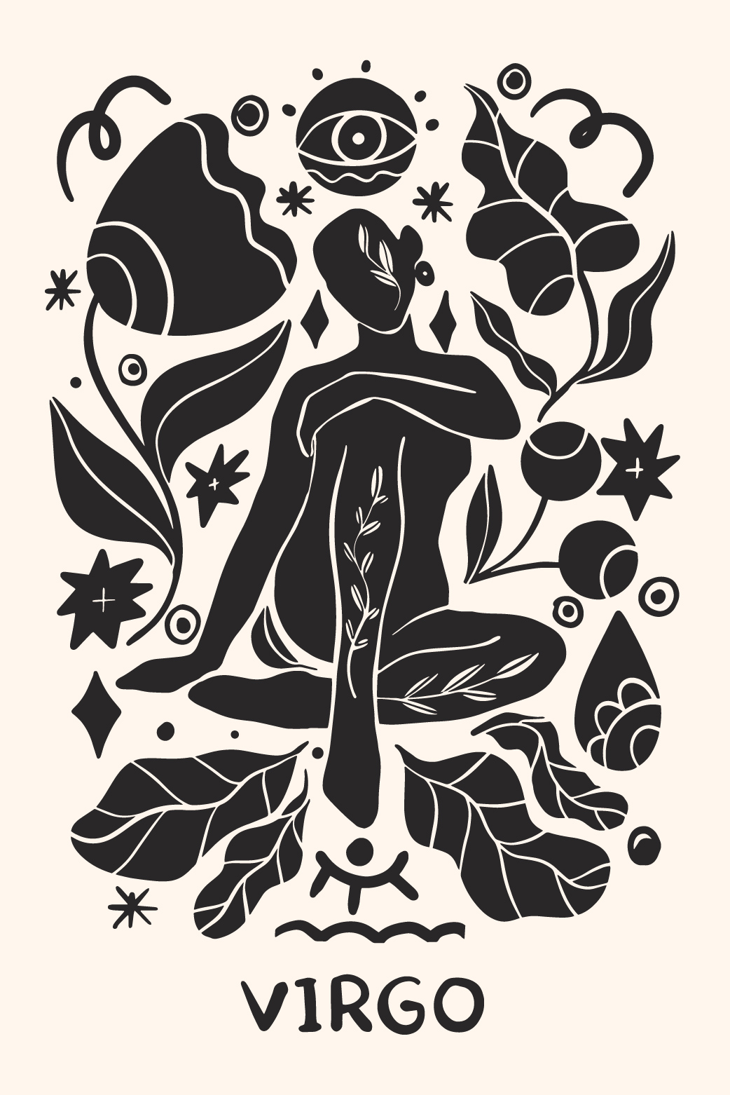 Virgo Modern ecard