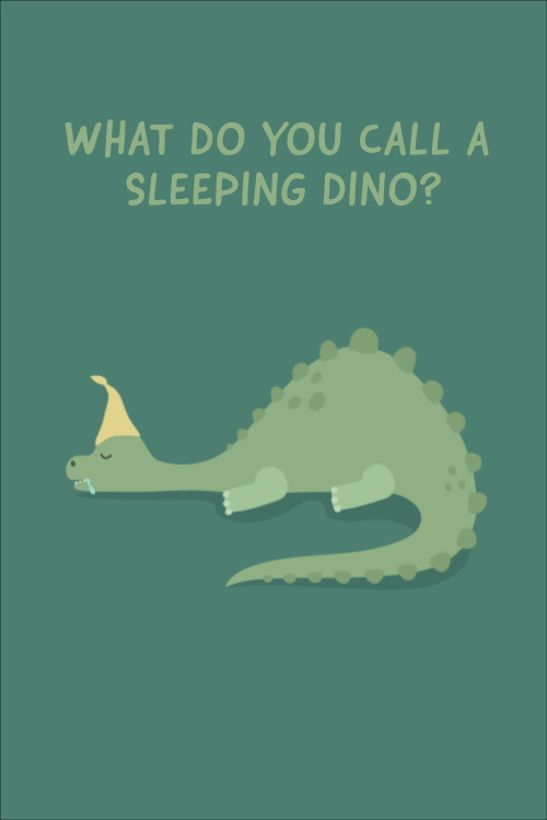 Dino-Snore ecard