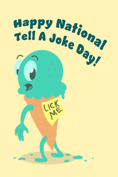 Tell A Joke Ice Cream ecard