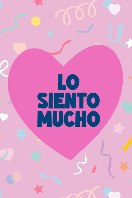 Lo Siento Mucho ecard