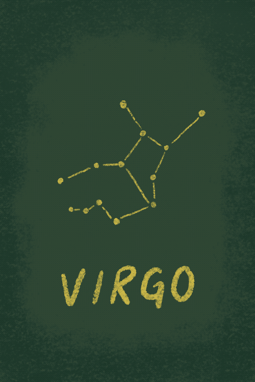 Virgo Constellation  ecard