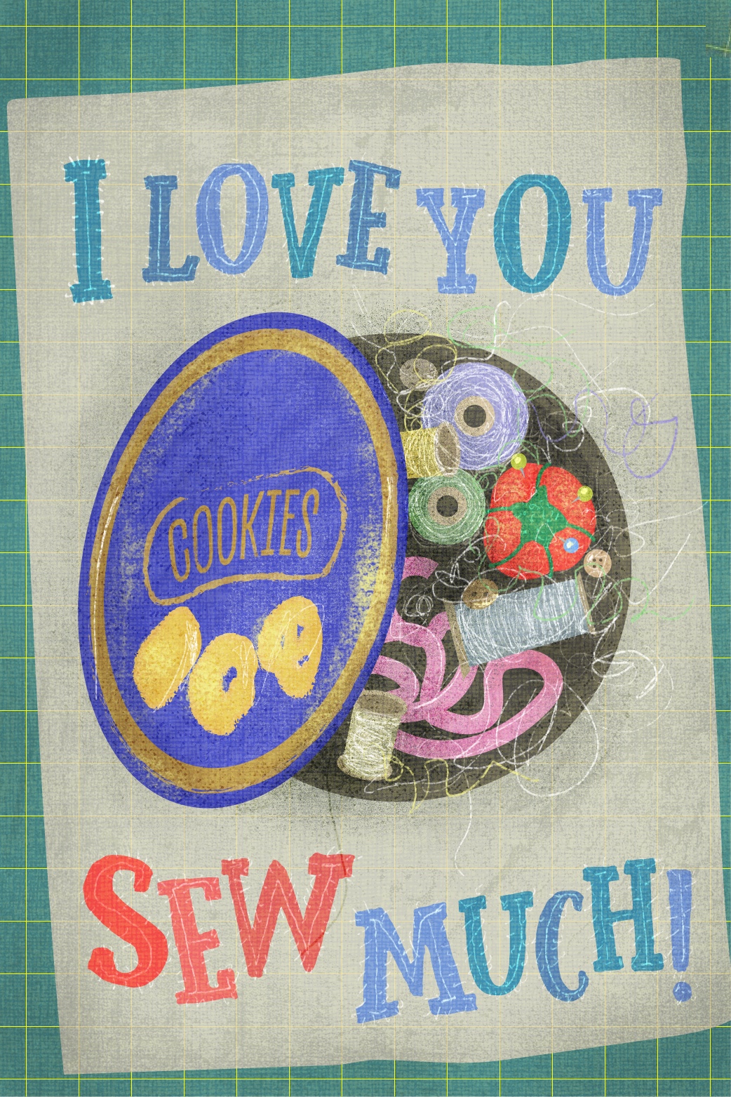 I Love You Sew Much ecard
