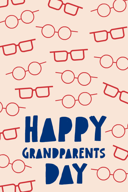 Glasses Grandparents Day ecard