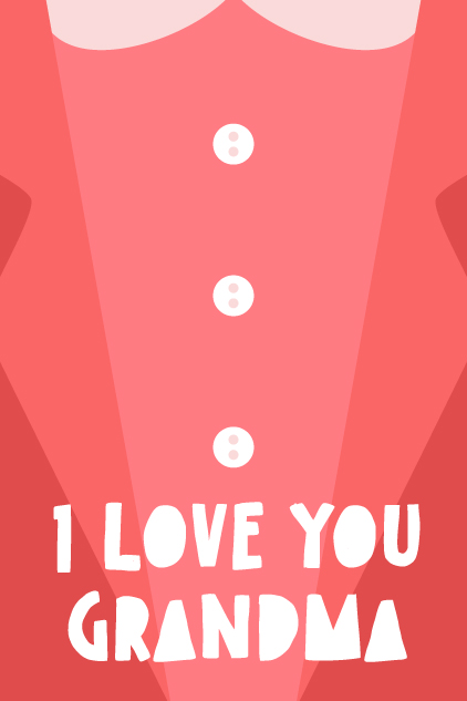 I Love You Grandma Shirt ecard
