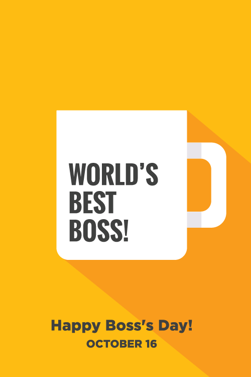 Best Boss White Mug ecard